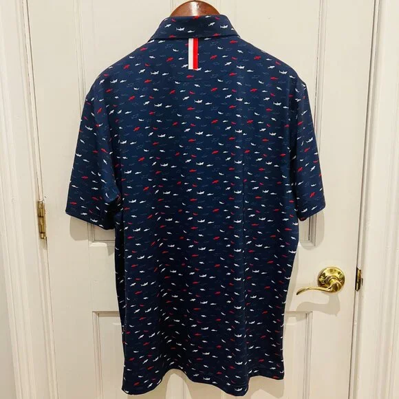 Rhoback Men’s Size XL Performance Golf Polo Shirts - Picture 9 of 16